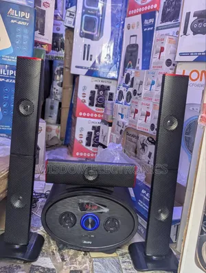 Home Theater System With Remote Control Bluetooth Connection With FM