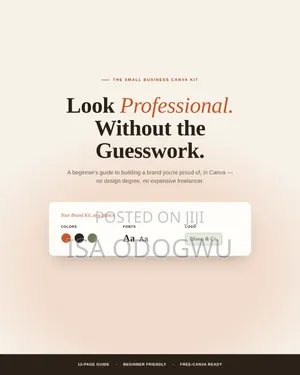 Look Professional, Not Homemade