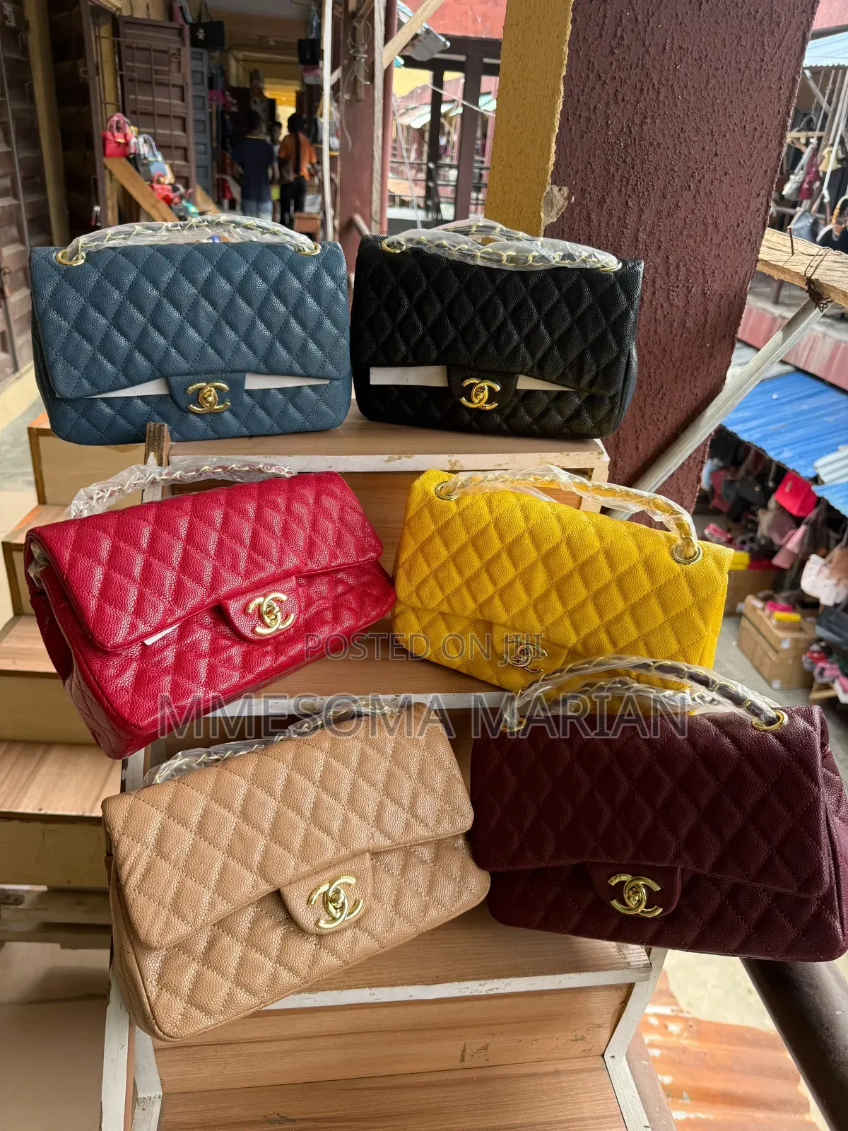 Channel Bag Yellow