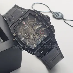 Original Quality Hublot Male Watch
Leather Strap
Battery Power