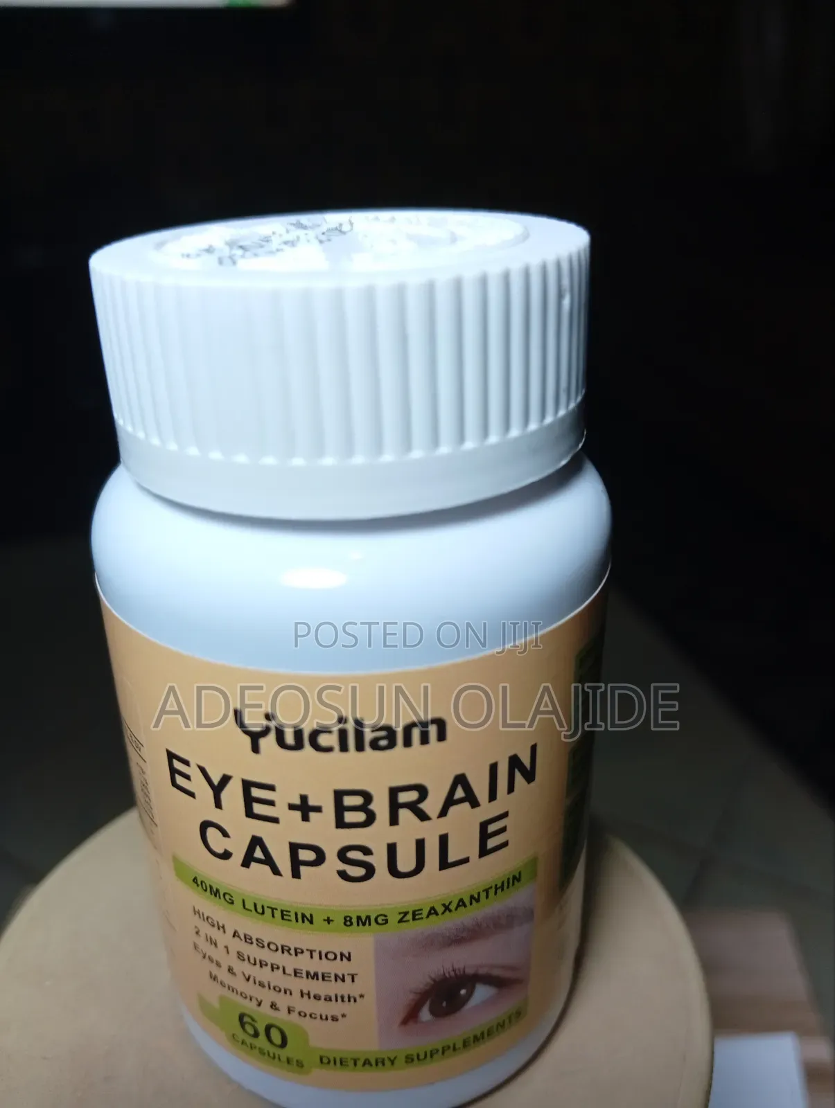 Advanced Lutein + Zeaxanthin Eye Capsules for Vision & Memory Support