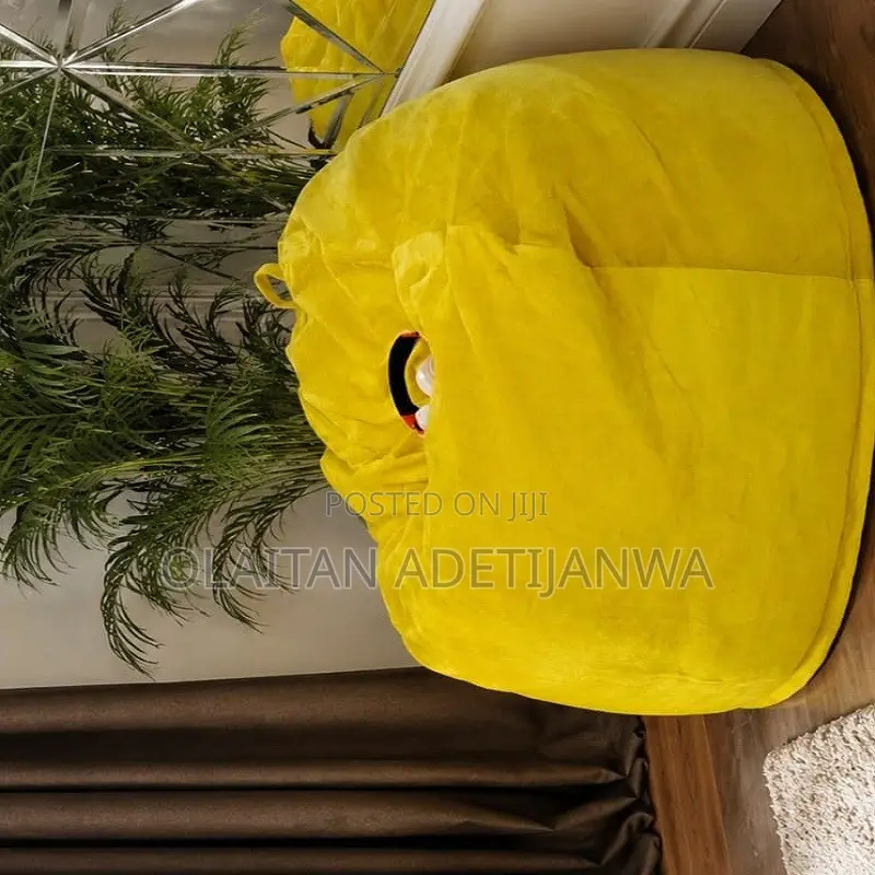 Luxury Plush Beanbag Sofa Adjustable and Removable Cover
