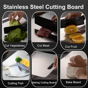 Medium Size Antibacterial, Anti Mold Stainless Steel Chopping Board