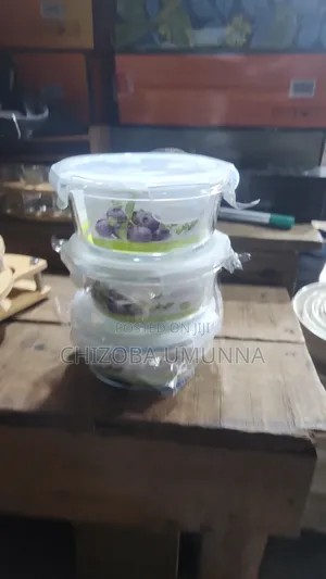 3 PCS Glass Bowl for Microwave