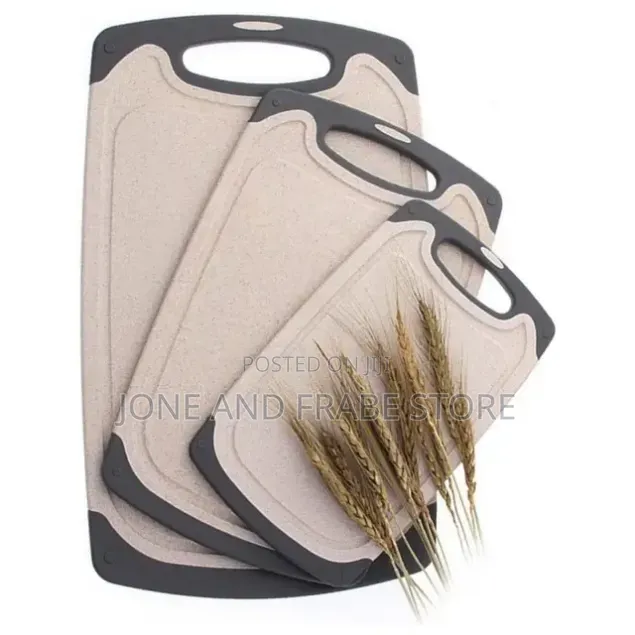 3pcs Set Antibacterial Non-Stick Chopping Board