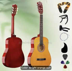 38-Inch Acoustic Classical Round Guitar Set