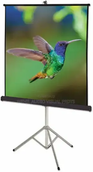 Tripod Mounted Retractable Projection Screen