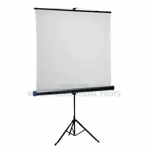 Tripod Mounted Retractable Projection Screen