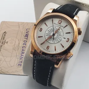 Jaeger-Lecoultre Male Watch 
Leather Strap Automatic System