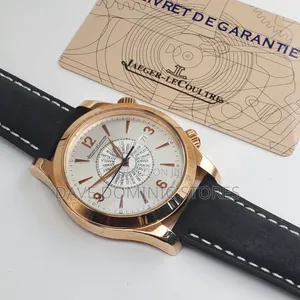 Jaeger-Lecoultre Male Watch 
Leather Strap Automatic System