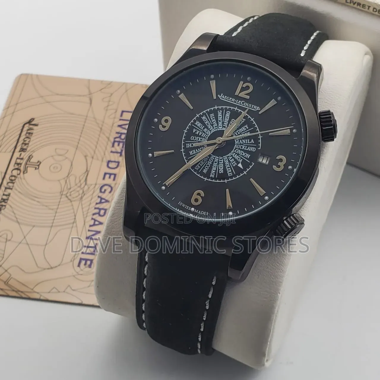 Jaeger-Lecoultre Male Watch 
Leather Strap Automatic System