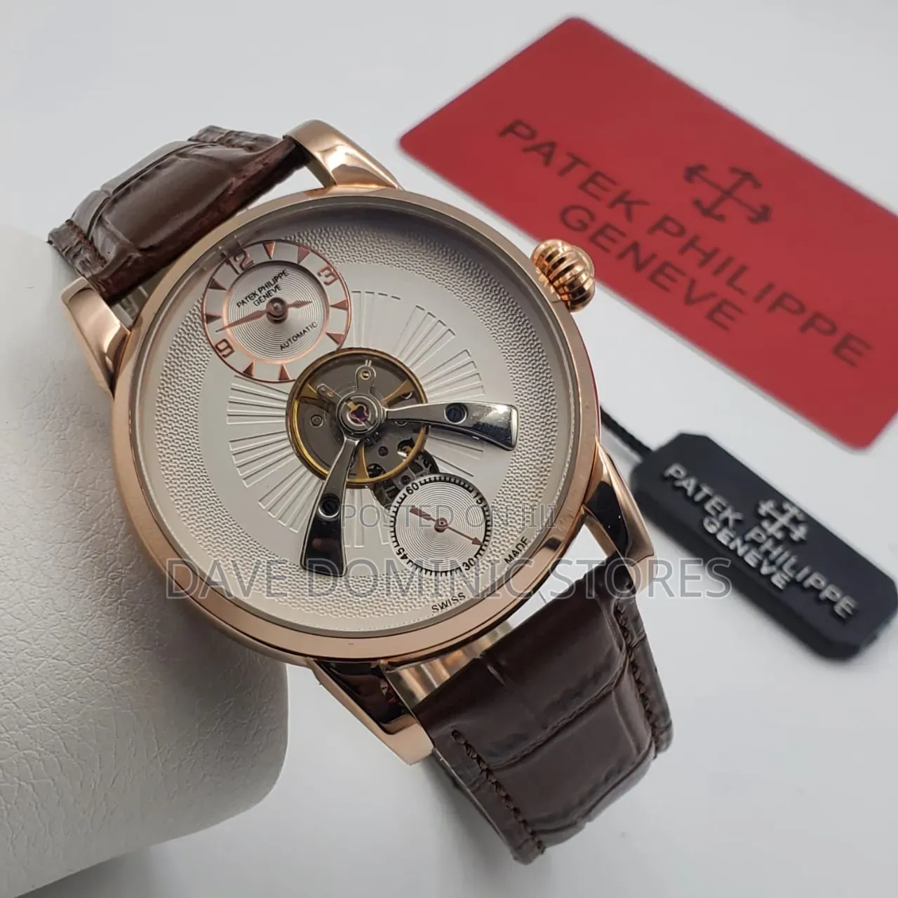 Patek Philippe Male Watch Leather Strap
Automatic System