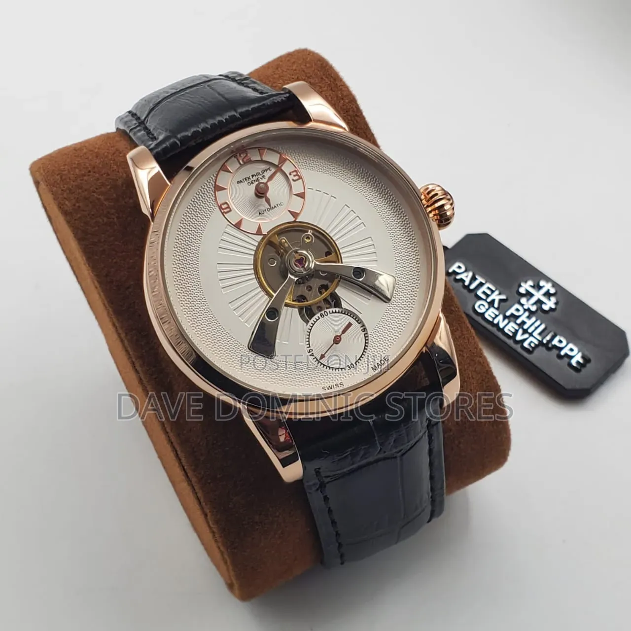 Patek Philippe Male Watch Leather Strap
Automatic System
