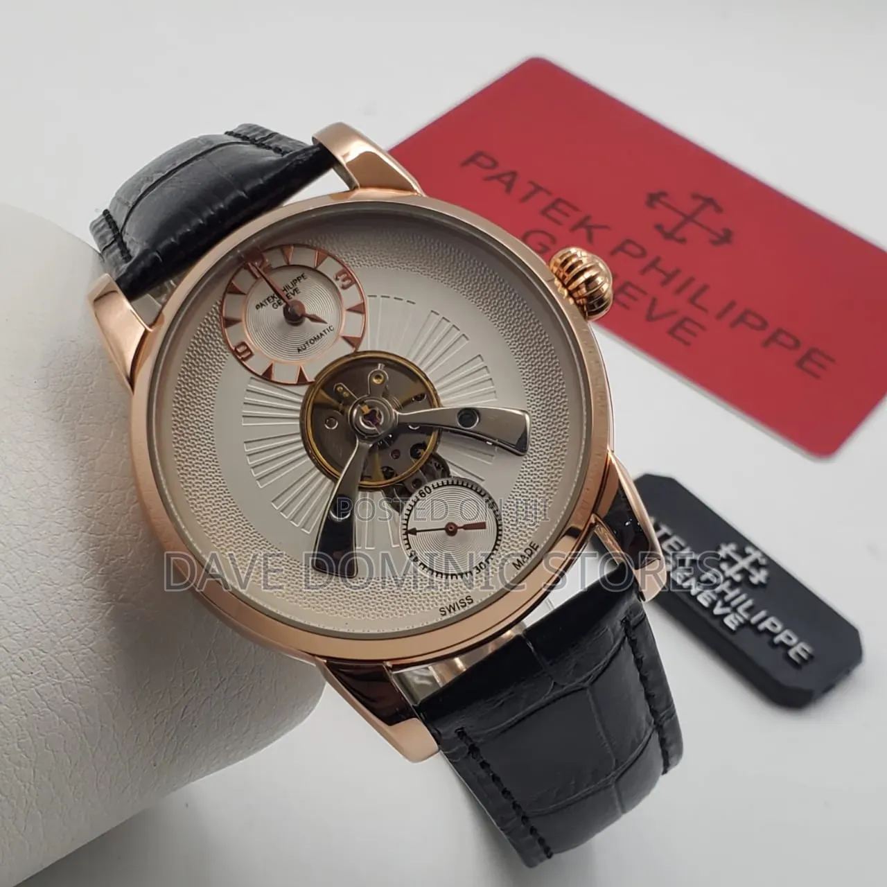 Patek Philippe Male Watch Leather Strap
Automatic System
