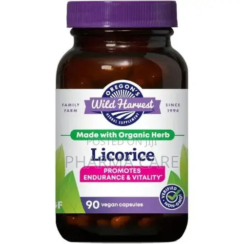 Organic Licorice Root Capsules 90 Count