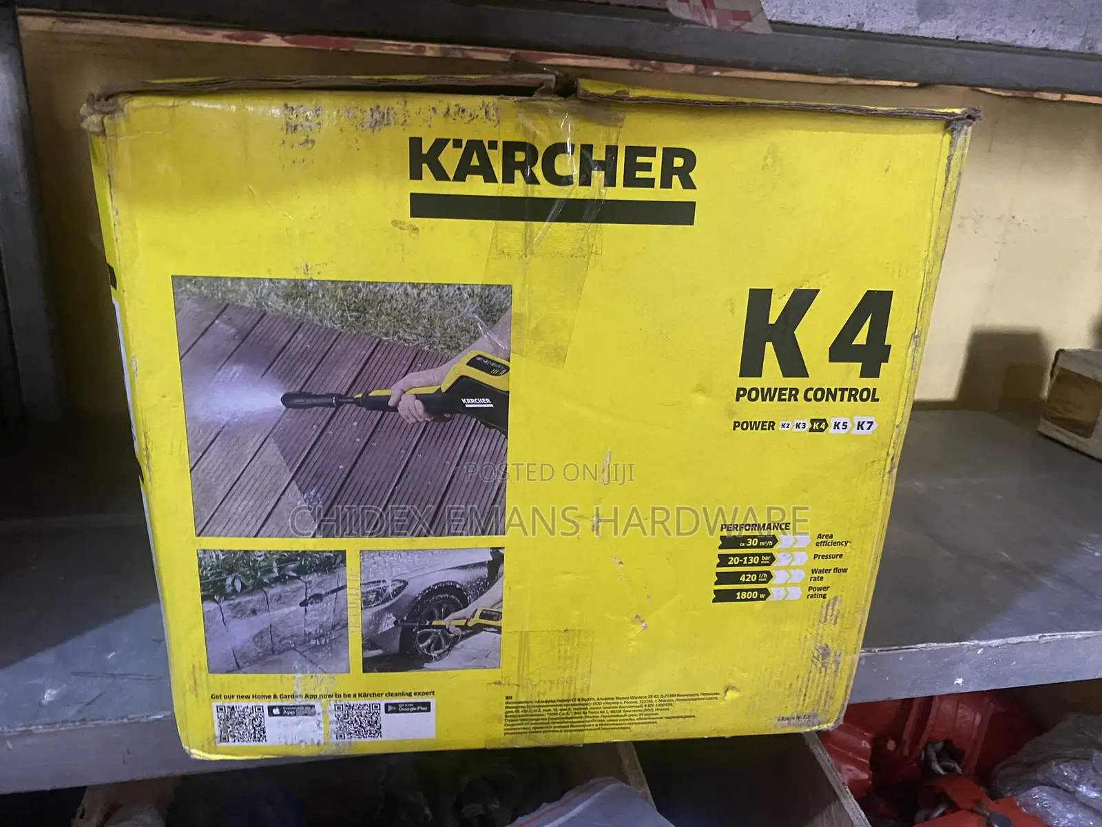 Karcher Compact Electric High-Pressure Washer K4 / K7