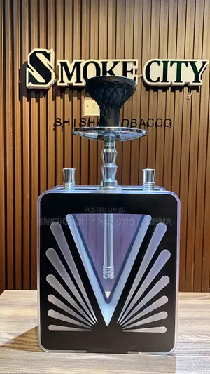 Luxury Shisha Pot With LED and Double Hose