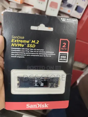SanDisk Extreme M.2 Nvme SSD Internal 2tb 5150mbs