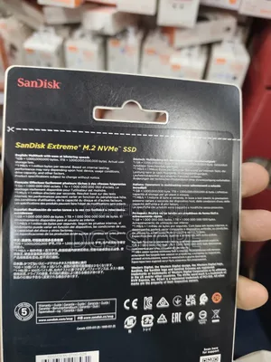 SanDisk Extreme M.2 Nvme SSD Internal 2tb 5150mbs