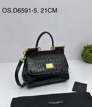 Luxury Crocodile-Pattern Handbag