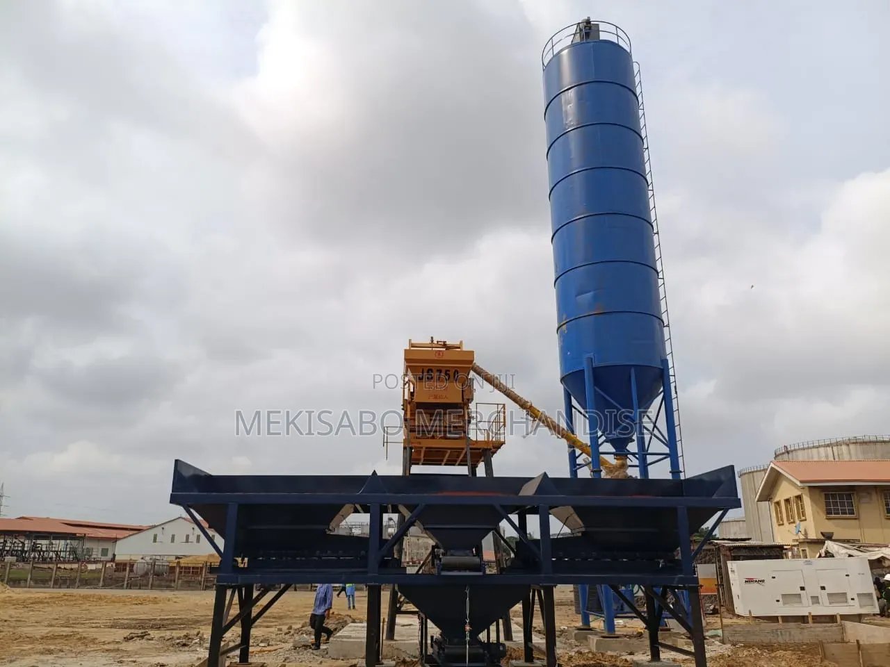 Batching Machine  Plants With 100 Ton Silo