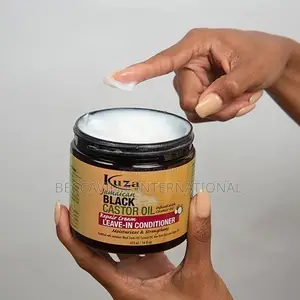 Kuza Black Castor Oil Leave in Strengthener