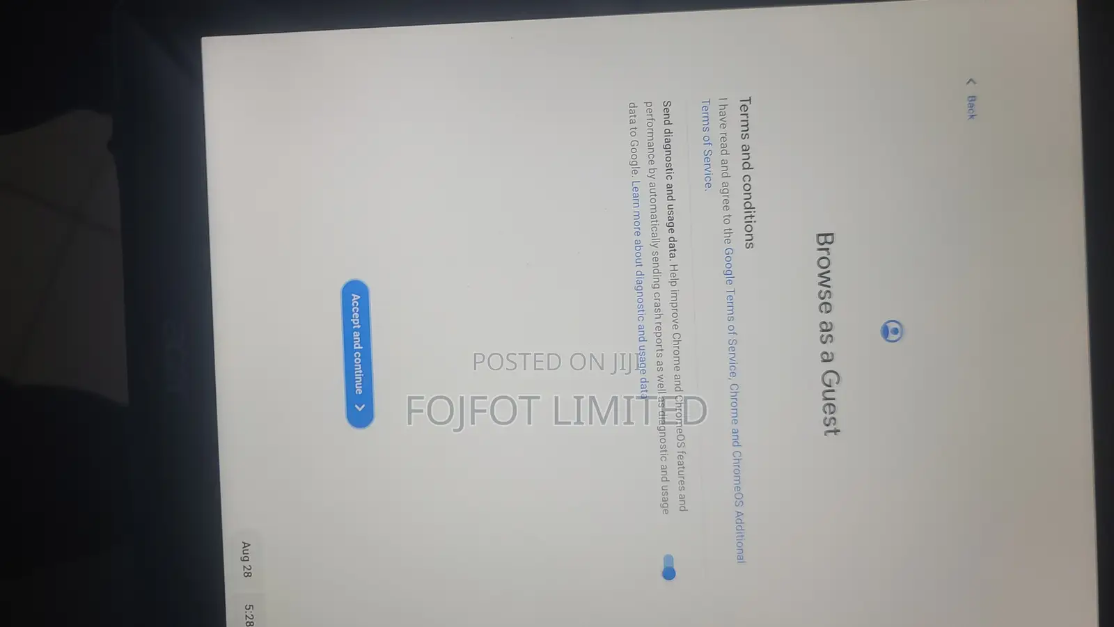 Acer Chromebook Tab 10 32 GB Blue