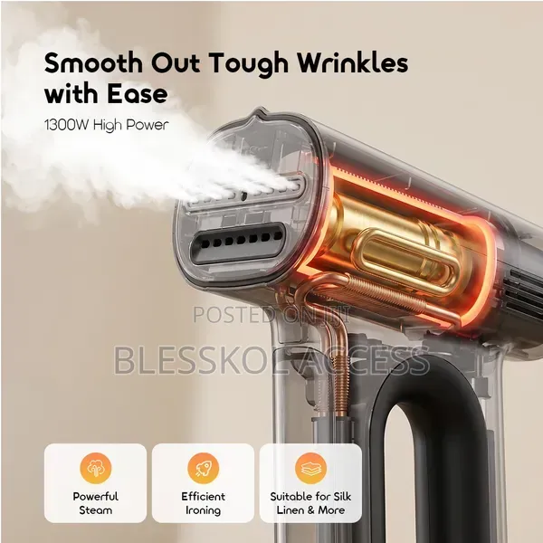Oraimo EasySteam Pro Self-Attaching Portable Handheld Garment Steamer