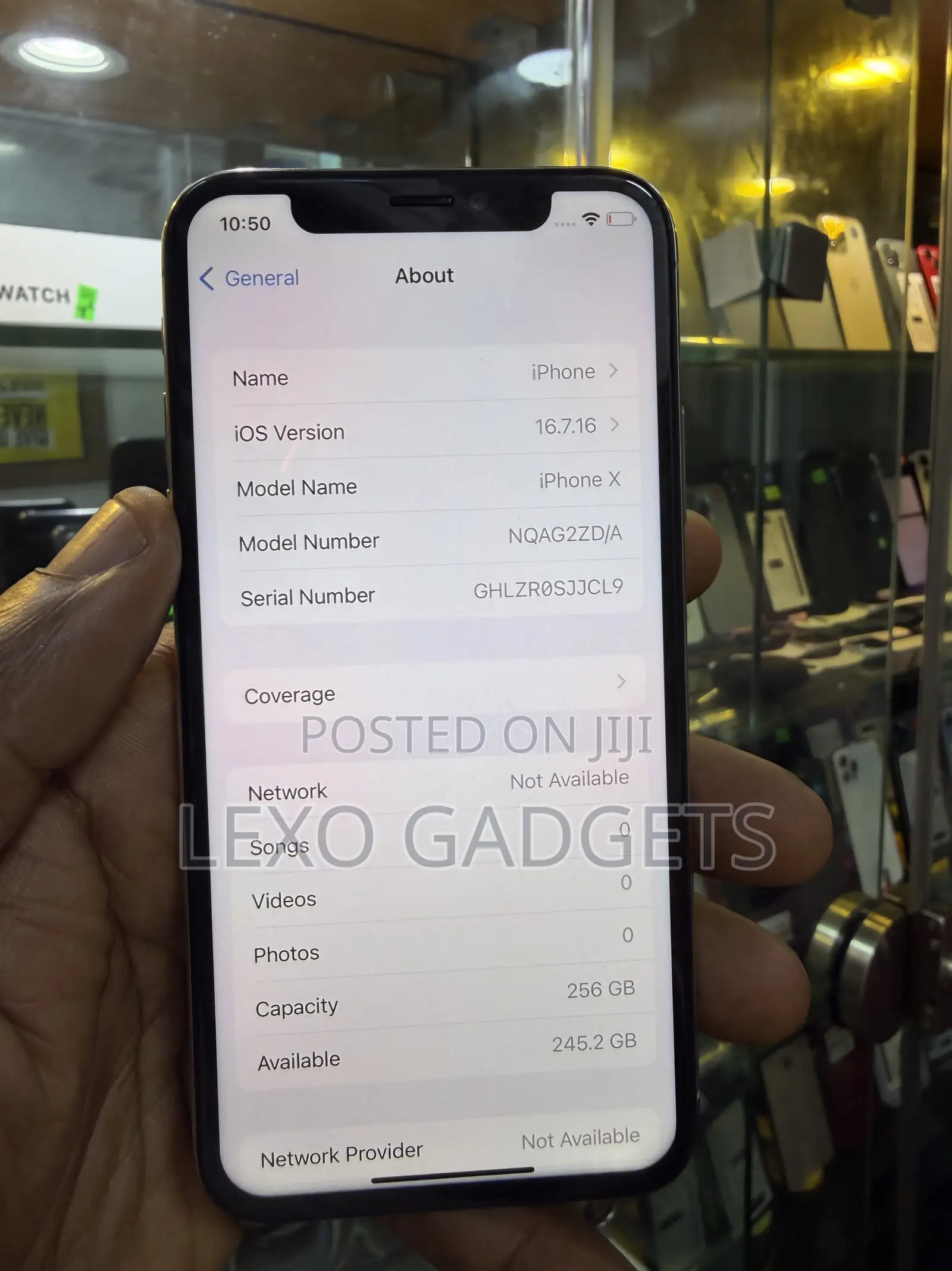 Apple iPhone X 256 GB White