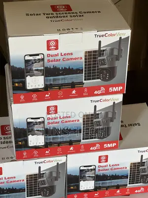 V380 Solar Dual Lens PTZ Camera