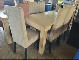 Fabric Dinning by 6 Cream