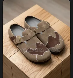 Taupe & Brown Patchwork Suede Mules
40-45