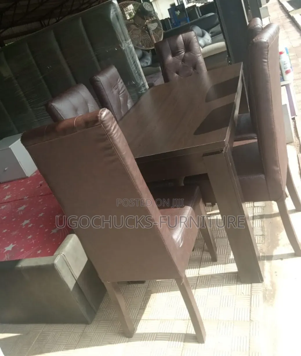 Leather Dinning Set by 6