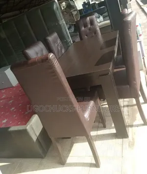 Leather Dinning Set by 6