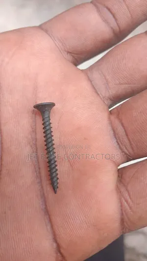 6 by 2inch Black Screw