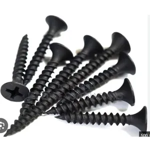6 by 2inch Black Screw