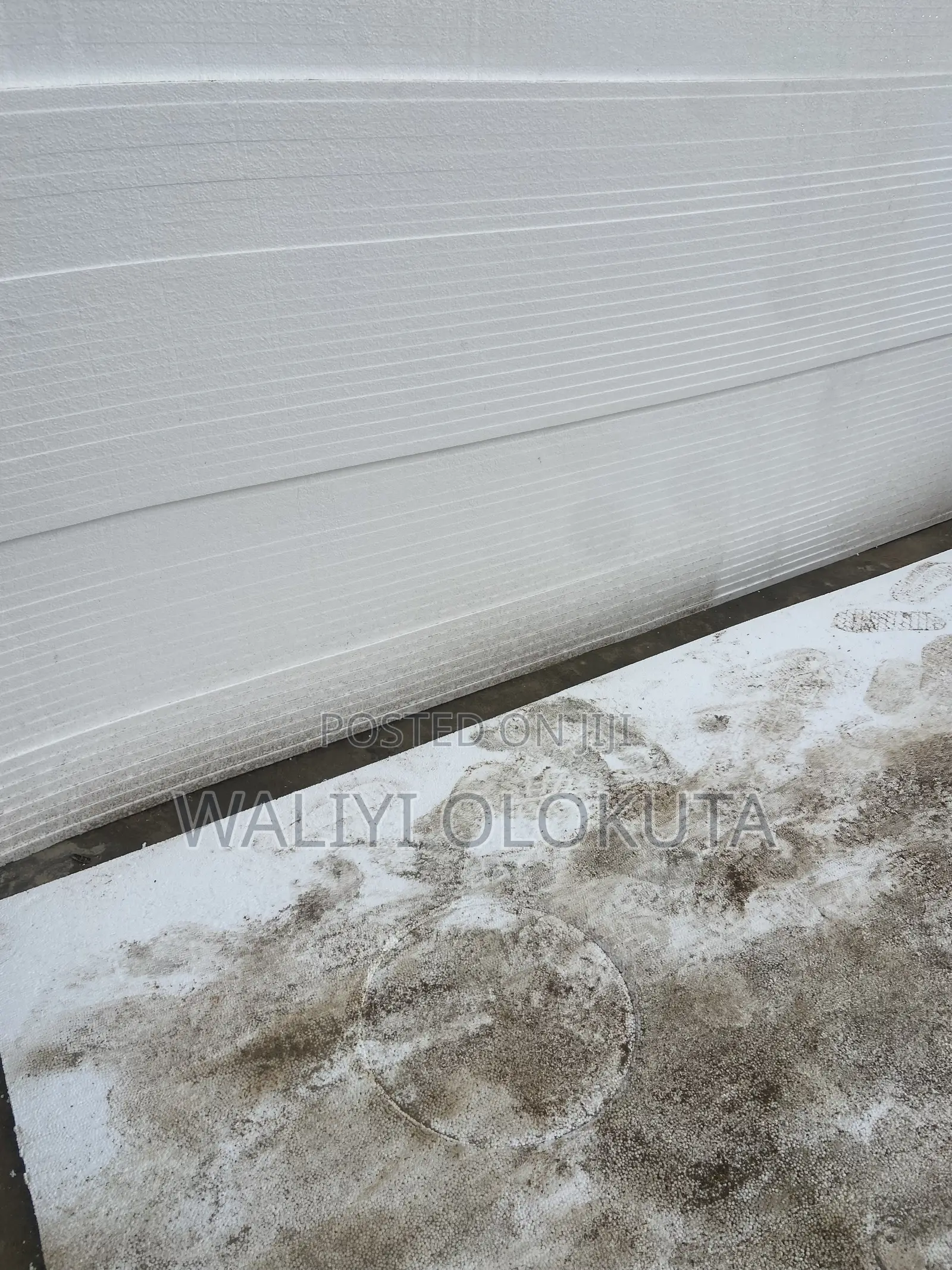 Polystyrene Boards and Parapet