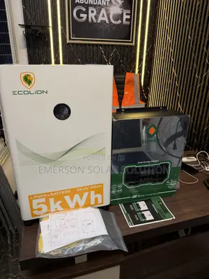 Ecolion 5kWh Lithium Battery With Sumry 4.2kVA