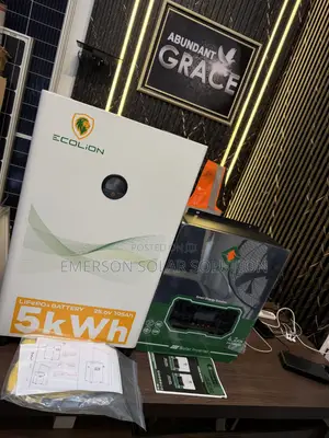 Ecolion Solar Backup System 5kWh 24V