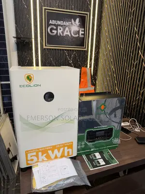 Ecolion Solar Backup System 5kWh 24V