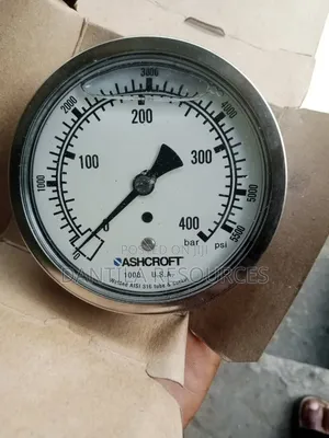1/2" 0-400 Bar Ashcroft Pressure Gauge