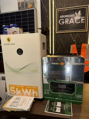 24V 5kWh Battery + 4.2kVA Solar Inverter