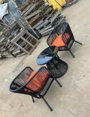 Outdoor Bistro Dining Set – 2 Chairs With Round Table
