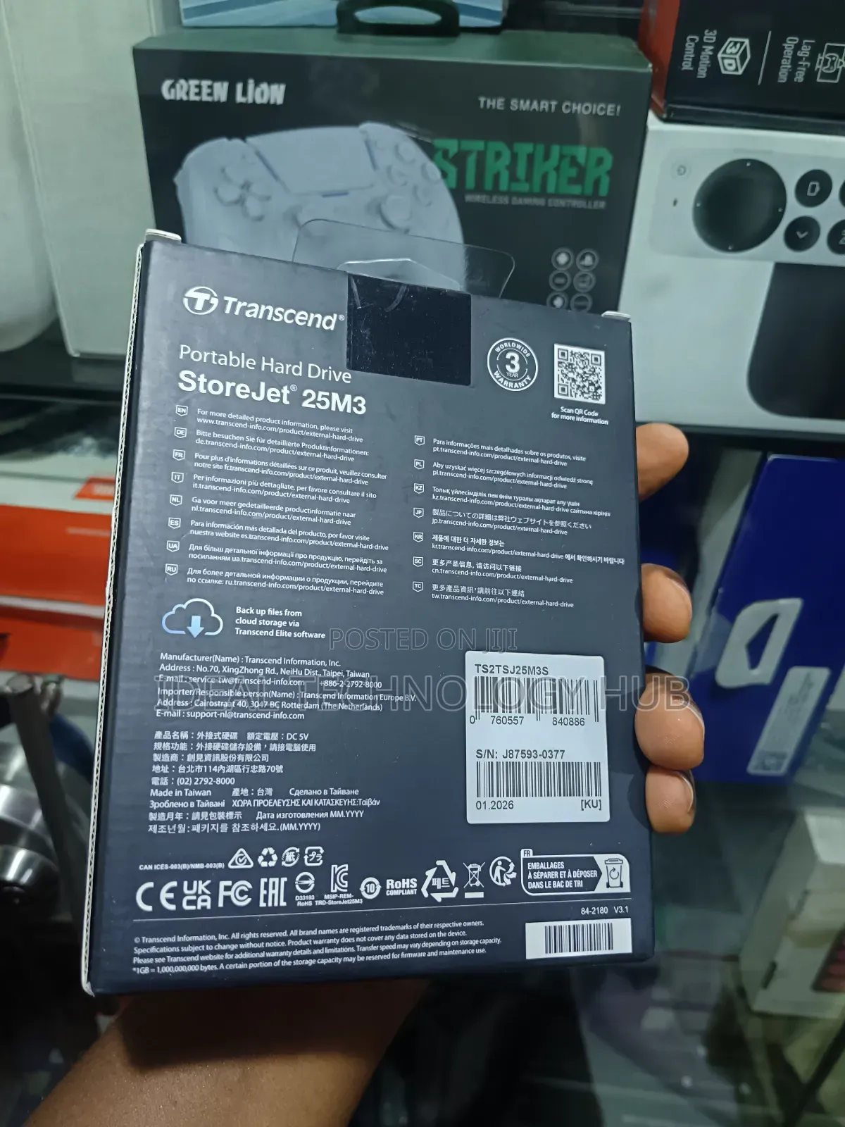 Transcend 2TB Storejet External Hard Drive