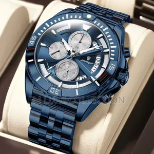 Poedagar Luxury Chronograph Watch