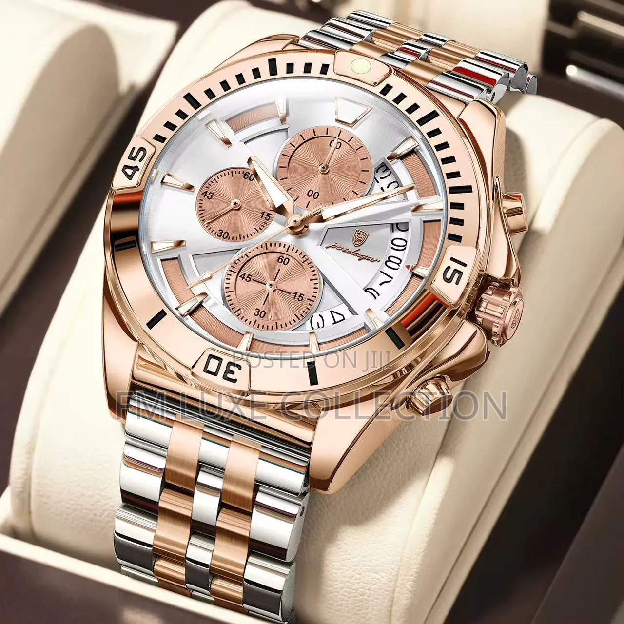 Poedagar Luxury Chronograph Watch