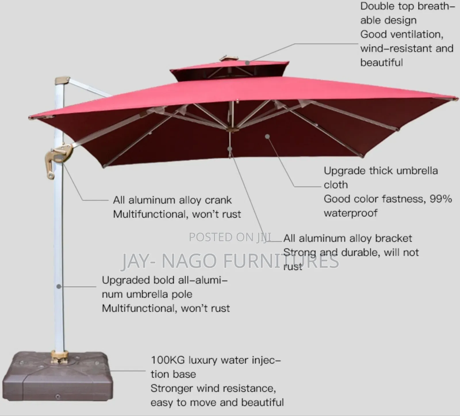 Water Base Outdoor Canopy