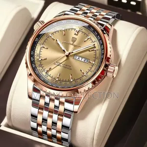 Poedagar Premium Stainless Steel Wristwatch