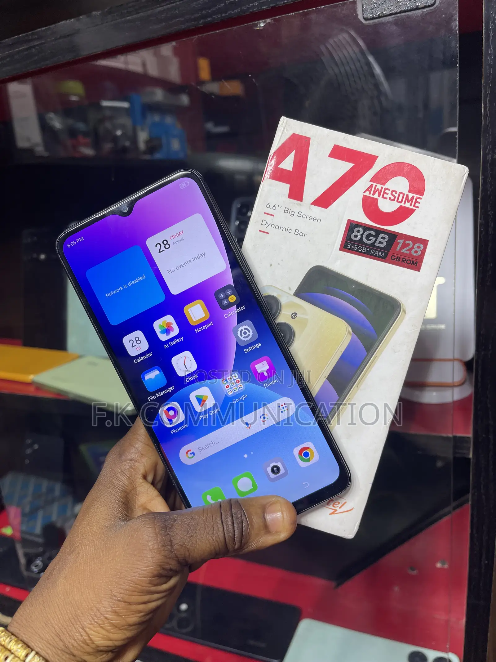Itel A70 128 GB Black