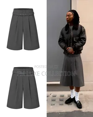 Urban Ease Pleated Men Shorts
